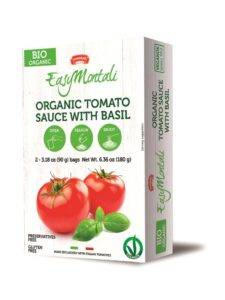organic tomato sauce with basil